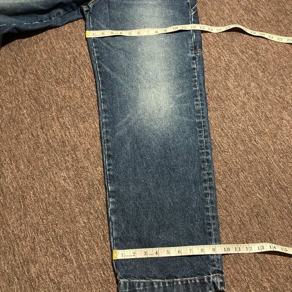 Nili Lotan Aaron Loose Fit Mom Jeans Blue Simon Wash Size 30 Made In USA - Picture 13 of 13
